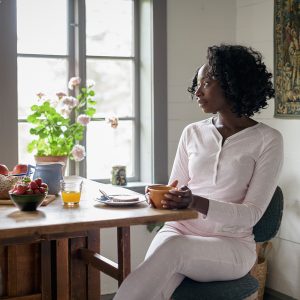 Nattrøye til dame – Ragnhild – Vaffel – Rosa