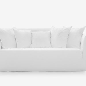 Gervasoni Ghost 10 G – Lino Bianco. 180x85cm Høyde 80cm